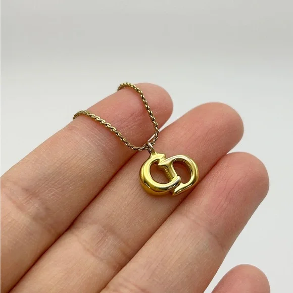 Dior Gold Plated Necklace with 